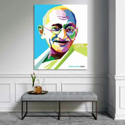 تابلو بوم چاپی لاویا طرح گاندی کد ART-1287