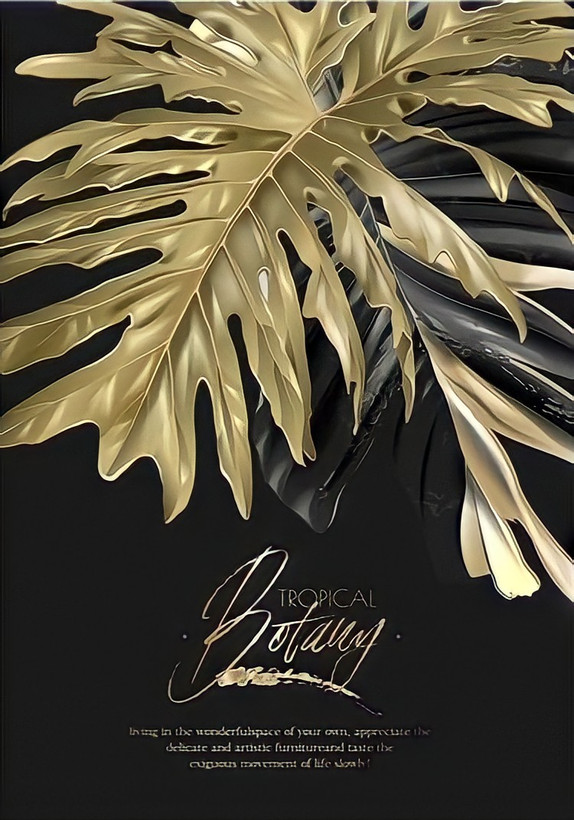 طرح برگ سایز90*60