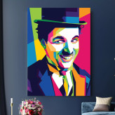 تابلو چارلی چاپلین ( 935-MR ART )
